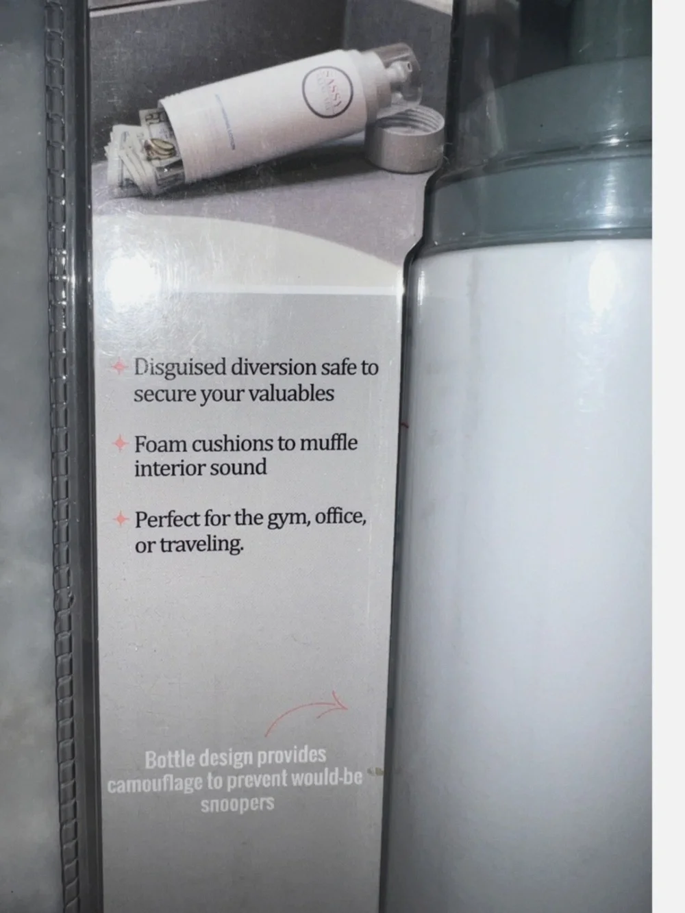 Damsel In Defense Sassy Skincare Hidden Stash Keepsafe Container Safe NEW NWT